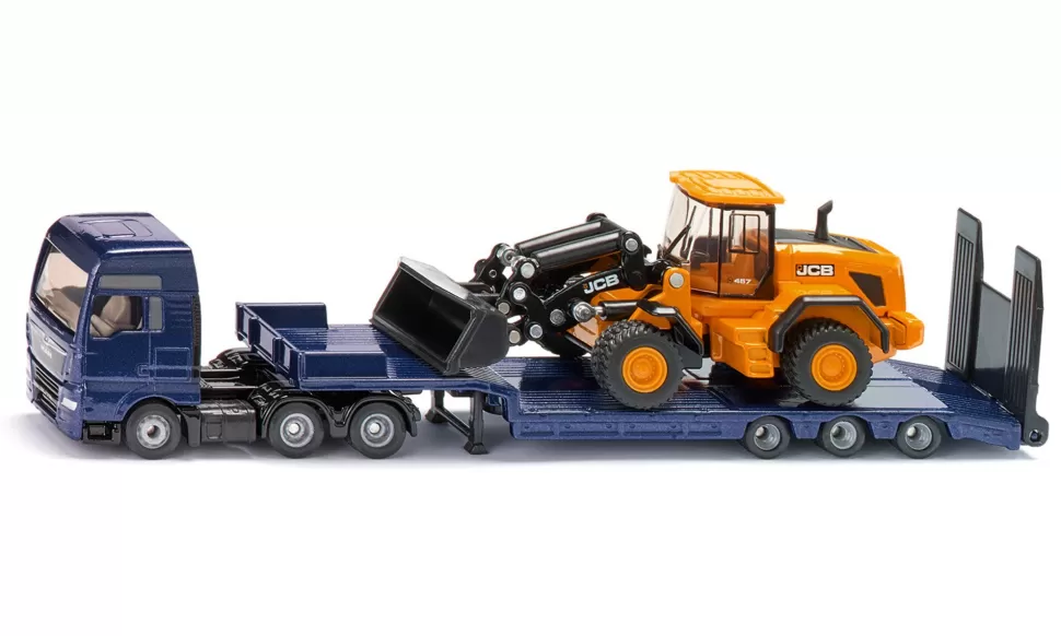 Siku MAN LKW mitTieflader und JCB Radlader Cheap
